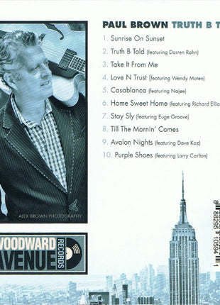 Paul Brown : Truth B Told (CD, Album)