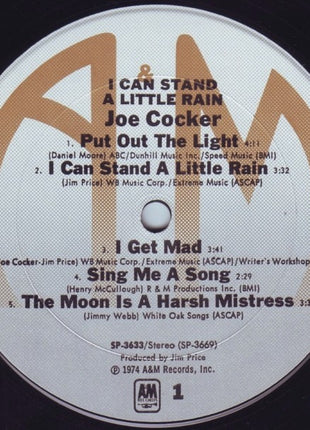 Joe Cocker : I Can Stand A Little Rain (LP, Album, Pit)