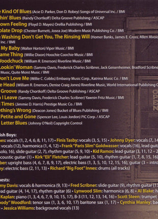 The Mannish Boys (2) : Lowdown Feelin' (CD, Album)