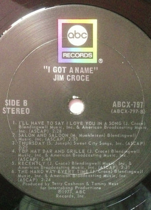 Jim Croce : I Got A Name (LP, Album)