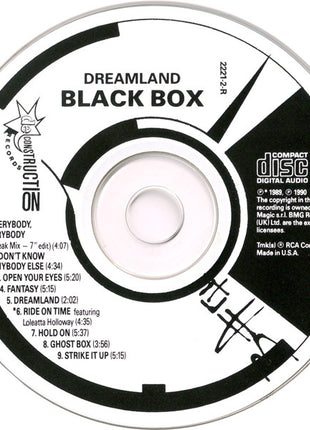 Black Box : Dreamland (CD, Album)