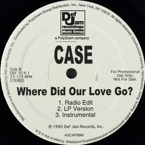 Case : Happily Ever After (12", Promo)