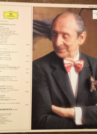 Vladimir Horowitz : The Studio Recordings - New York 1985: Liszt · Scarlatti · Schubert · Schumann · Scriabin (LP, Album, Club, Gat)