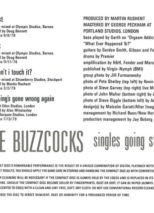 Buzzcocks : Singles Going Steady (CD, Comp, RE)