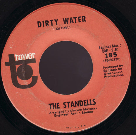 The Standells : Dirty Water / Rari (7", Single, Mono, Rai)