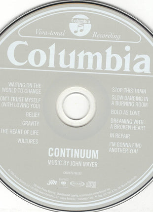 John Mayer : Continuum (CD, Album)