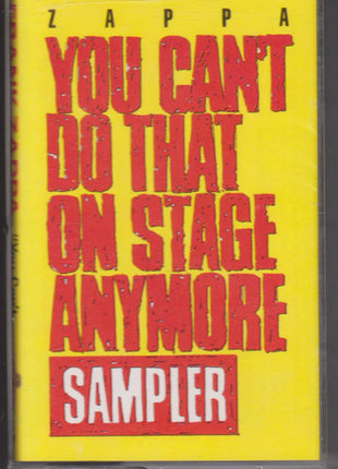 Frank Zappa : You Can't Do That On Stage Anymore (Sampler) (Cass, Smplr)