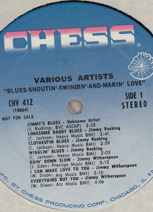 Various : Shoutin' Swingin' & Makin' Love (LP, Comp, Mono, Promo)