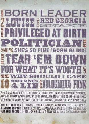 Nick Moss (5) : Privileged (CD, Album)