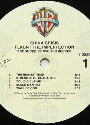 China Crisis : Flaunt The Imperfection (LP, Album, All)