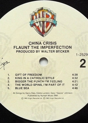 China Crisis : Flaunt The Imperfection (LP, Album, All)