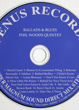 The Phil Woods Quintet : Ballads & Blues (CD, Album)