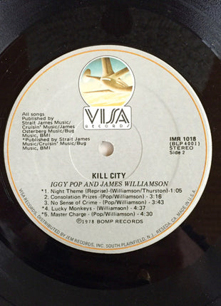 Iggy Pop & James Williamson : Kill City (LP, Album)