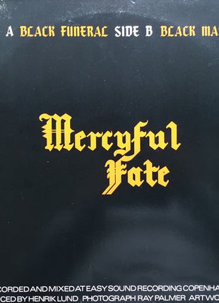 Mercyful Fate : Black Funeral (12", Single, Top)