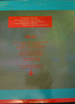 The Act (6) : Too Late At 20 (LP, Album, Promo)