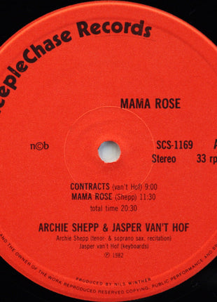 Archie Shepp / Jasper Van't Hof : Mama Rose (LP, Album)