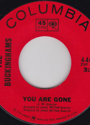 The Buckinghams : Mercy, Mercy, Mercy / You Are Gone (7", Single, Styrene, Pit)