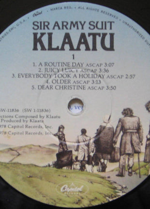 Klaatu : Sir Army Suit (LP, Album, Emb)