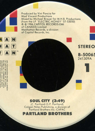 The Partland Brothers : Soul City (7", Single)