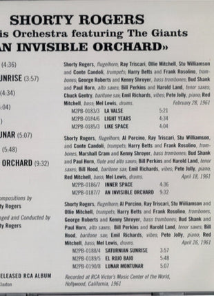 Shorty Rogers And His Orchestra Featuring The Giants (3) : The Music From An Invisible Orchard (CD, Album)