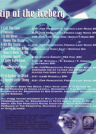 Tom Principato : Tip Of The Iceberg (CD, Album)