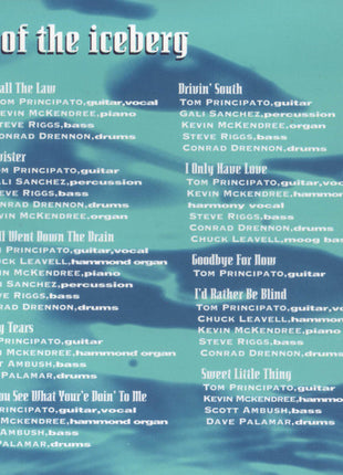 Tom Principato : Tip Of The Iceberg (CD, Album)