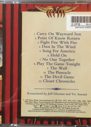 Kansas (2) : The Best Of Kansas (CD, Comp, Club, RM)