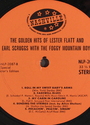 Flatt & Scruggs With The Foggy Mountain Boys : The Golden Hits Of Lester Flatt And Earl Scruggs (LP, Comp, S/Edition)