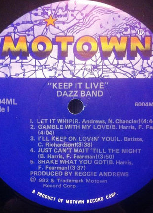 Dazz Band : Keep It Live (LP, Album)