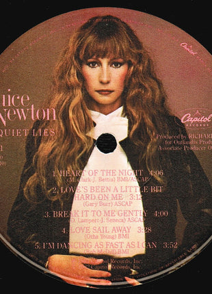 Juice Newton : Quiet Lies (LP, Album, Win)