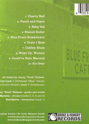 Jimmy "Duck" Holmes : Done Got Tired Of Tryin' (CD, Album)