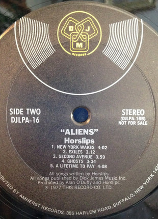 Horslips : Aliens (LP, Album, Promo)