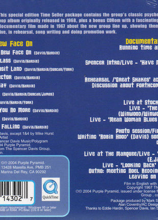 The Spencer Davis Group : With Their New Face On (Time Seller - Special Edition) (CD, Album + CD-ROM, Enh, Qui)