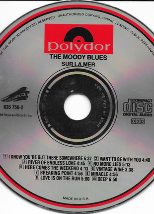The Moody Blues : Sur La Mer (CD, Album)