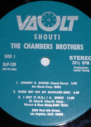 The Chambers Brothers : Shout! (LP, Album)