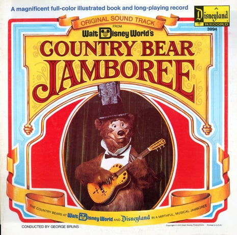 The Country Bears , Conducted By George Bruns : Original Soundtrack from Walt Disney World's Country Bear Jamboree (LP, Album, Gat)