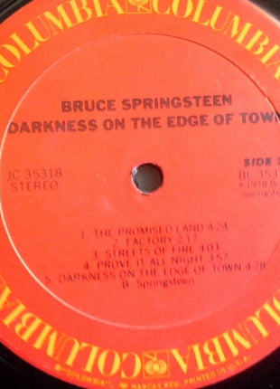 Bruce Springsteen : Darkness On The Edge Of Town (LP, Album)