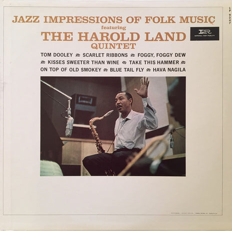 The Harold Land Quintet* : Jazz Impressions Of Folk Music (LP, Album, Mono)
