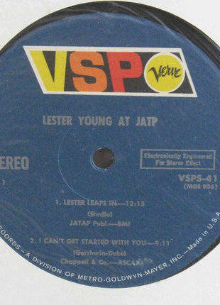 Lester Young : Lester Young At JATP (LP, Comp)