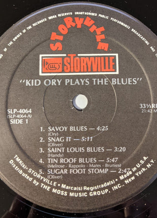 Kid Ory : Kid Ory Plays The Blues (LP)