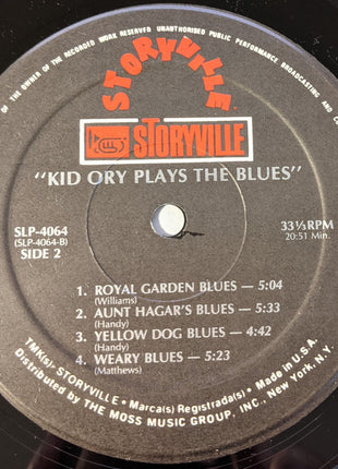 Kid Ory : Kid Ory Plays The Blues (LP)