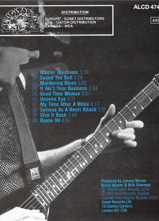 Johnny Winter : Serious Business (CD, Album, RE)