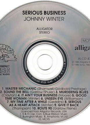 Johnny Winter : Serious Business (CD, Album, RE)