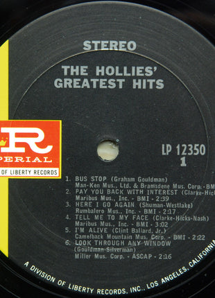 The Hollies : The Hollies' Greatest Hits (LP, Comp, San)