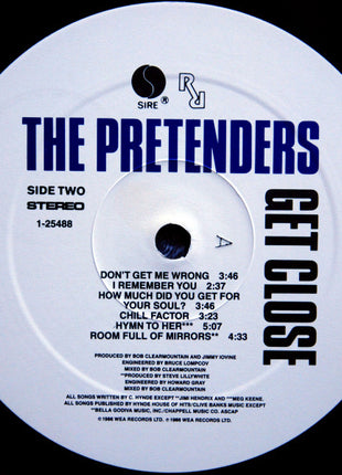 The Pretenders : Get Close (LP, Album, All)