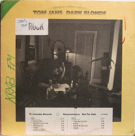 Tom Jans : Dark Blonde (LP, Album, Promo)
