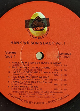 Leon Russell : Hank Wilson's Back Vol. I (LP, Album, Win)