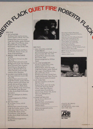 Roberta Flack : Quiet Fire (LP, Album, PR )