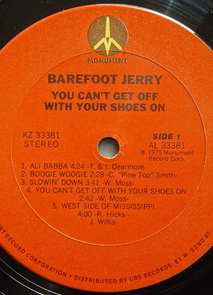 Barefoot Jerry : You Can't Get Off With Your Shoes On (LP, Album)