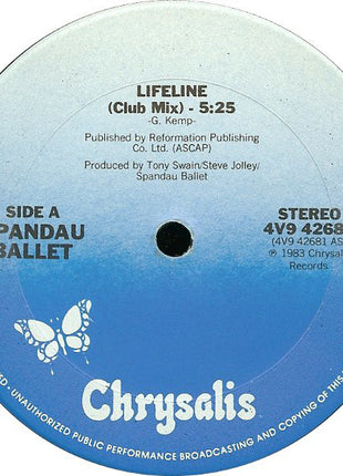 Spandau Ballet : Lifeline (Special Club Mix) (12")